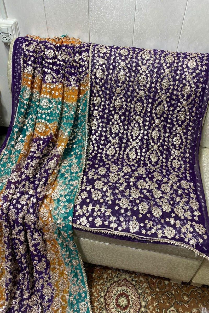 Design by Amina - Chiffon Heavy Gota Jaal Chundri 2 Piece - 09 - Studio by TCS