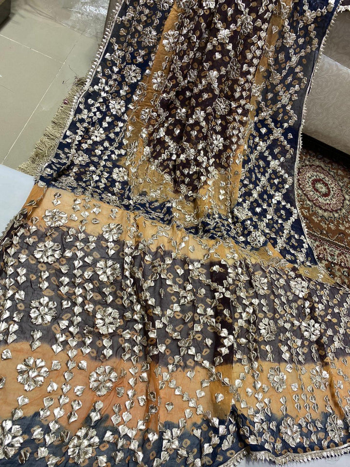 Design by Amina - Chiffon Heavy Gota Jaal Chundri 2 Piece - 10 - Studio by TCS