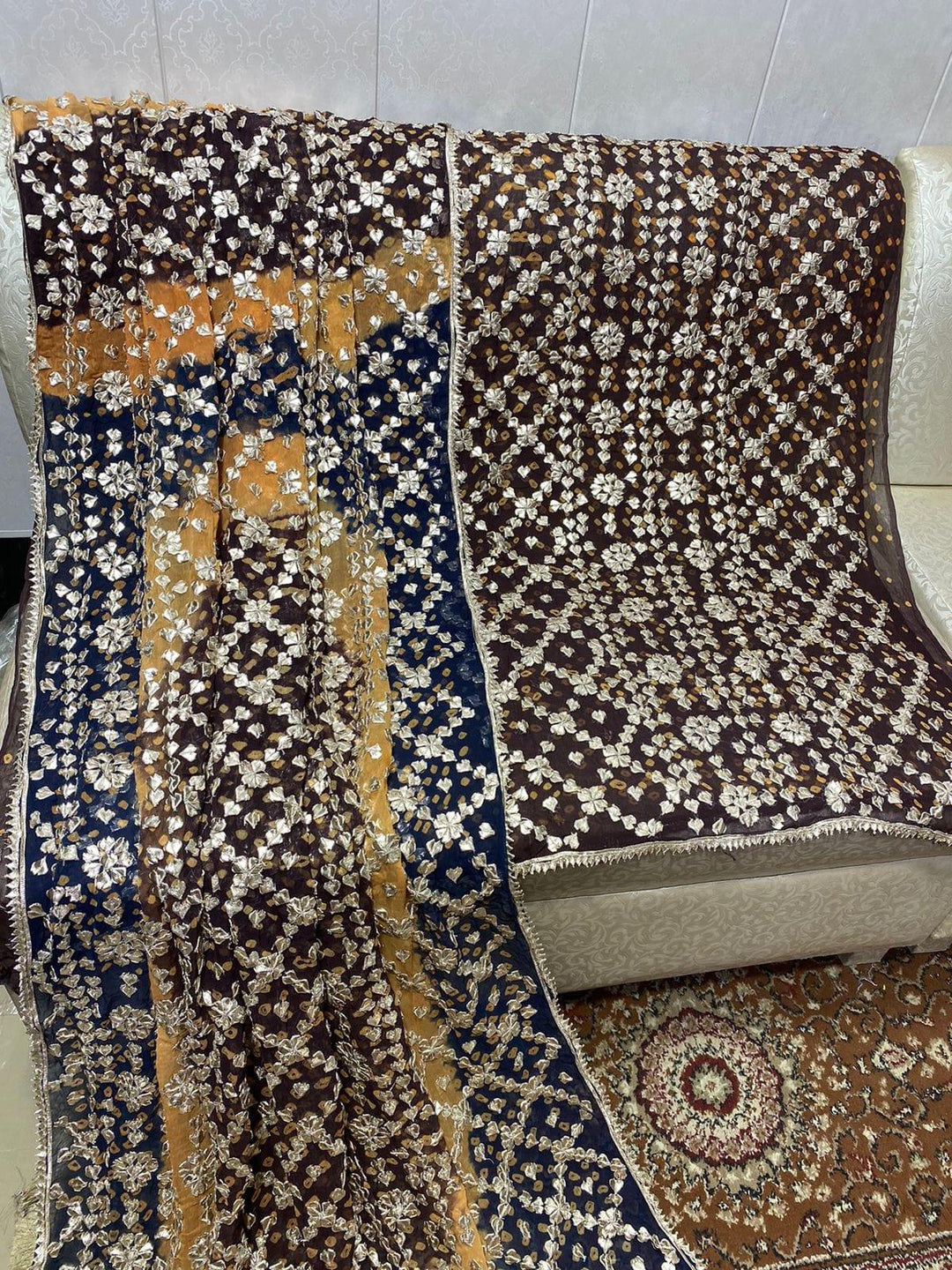 Design by Amina - Chiffon Heavy Gota Jaal Chundri 2 Piece - 10 - Studio by TCS