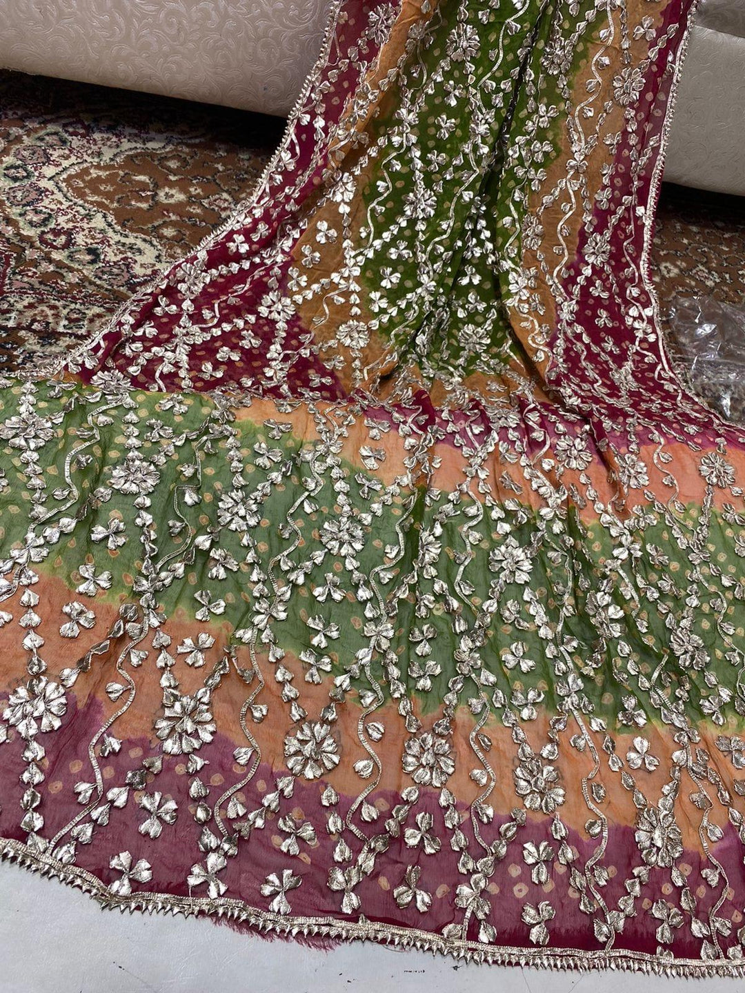 Design by Amina - Chiffon Heavy Gota Jaal Chundri 2 Piece - 11 - Studio by TCS