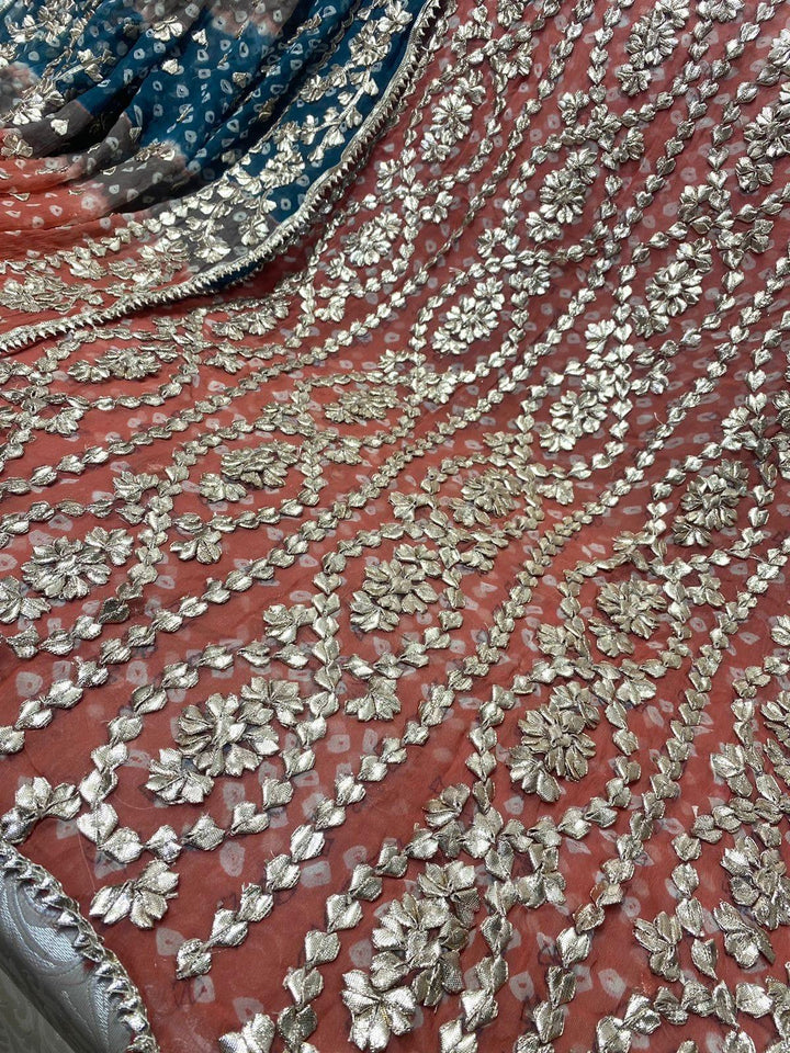 Design by Amina - Chiffon Heavy Gota Jaal Chundri 2 Piece - 12 - Studio by TCS