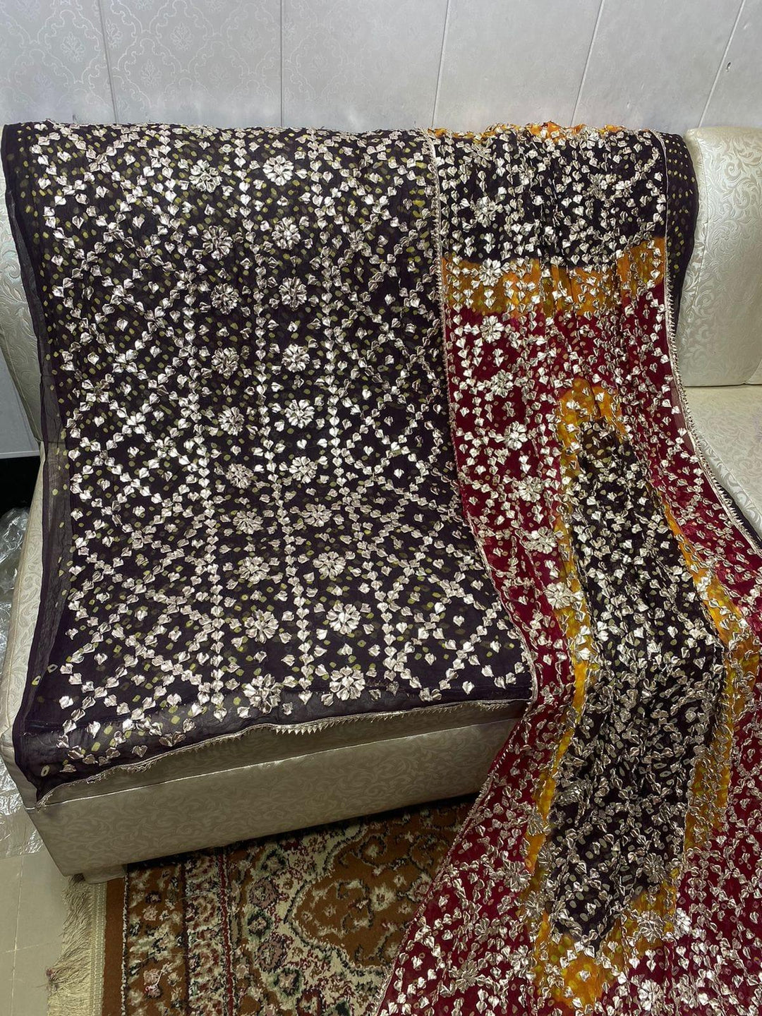 Design by Amina - Chiffon Heavy Gota Jaal Chundri 2 Piece - 13 - Studio by TCS