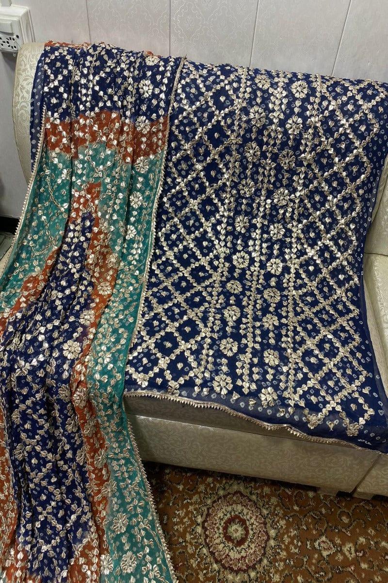 Design by Amina - Chiffon Heavy Gota Jaal Chundri 2 Piece - 15 - Studio by TCS