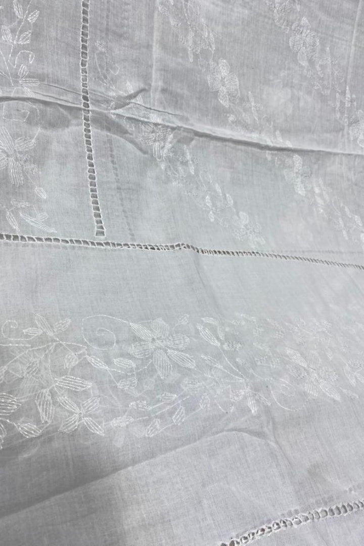 Design by Amina - Hand Embroidered Thread Work Dupatta - 05 - Studio by TCS