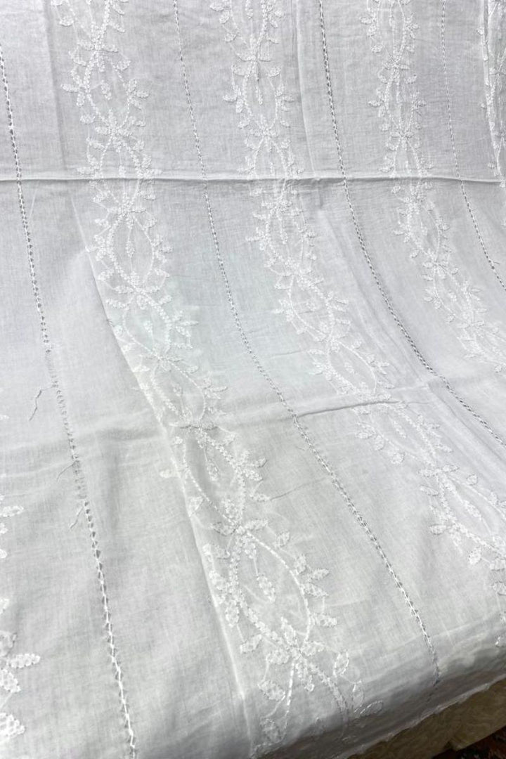 Design by Amina - Hand Embroidered Thread Work Dupatta - 11 - Studio by TCS