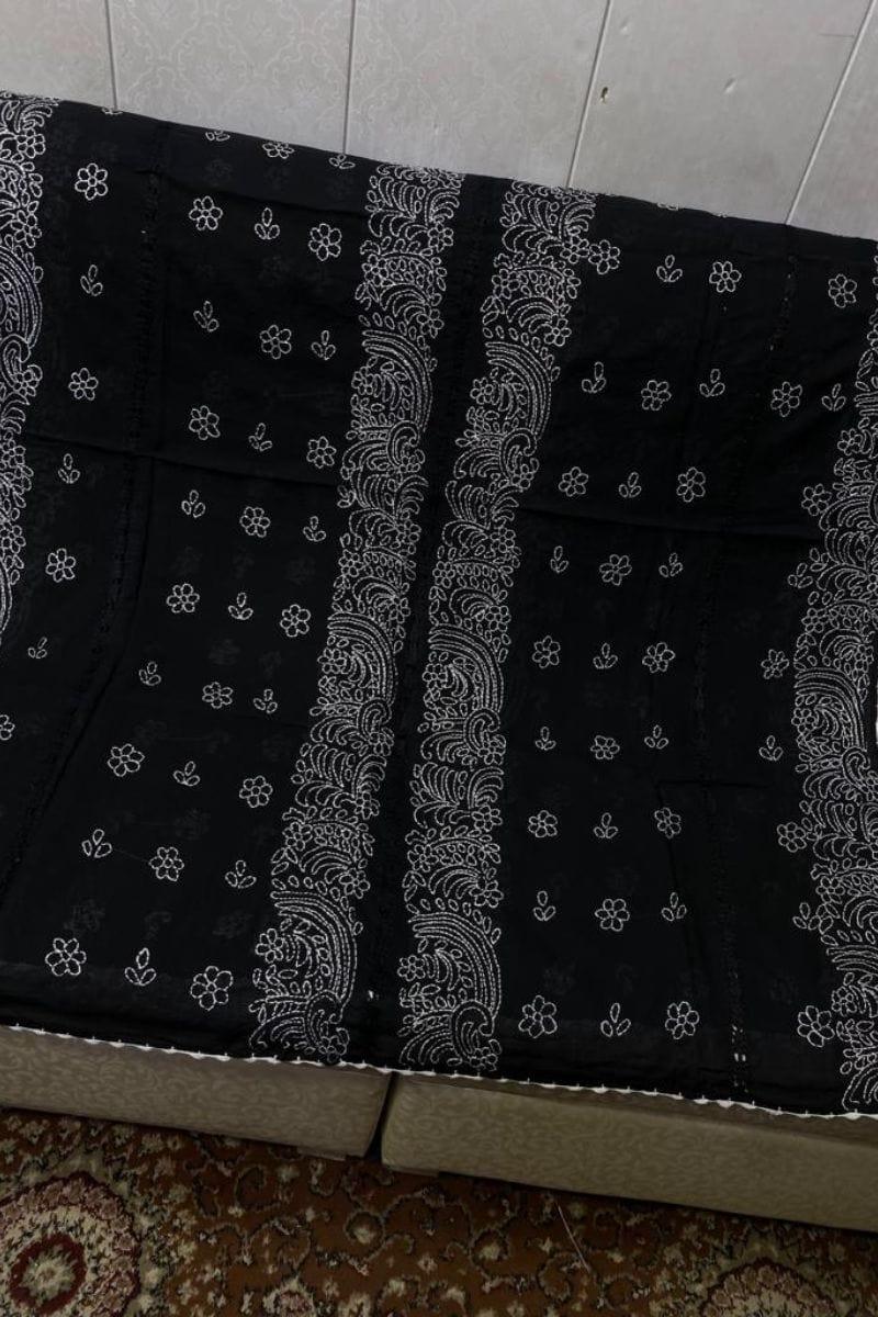 Design by Amina - Hand Embroidered Thread Work Dupatta - 19 - Studio by TCS