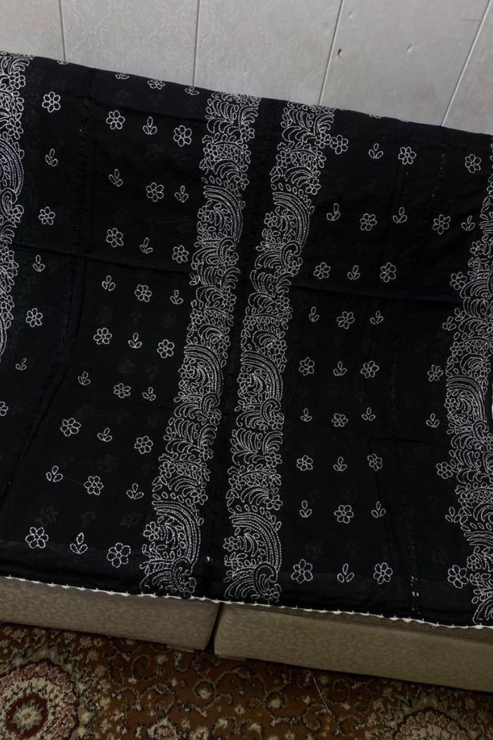 Design by Amina - Hand Embroidered Thread Work Dupatta - 19 - Studio by TCS