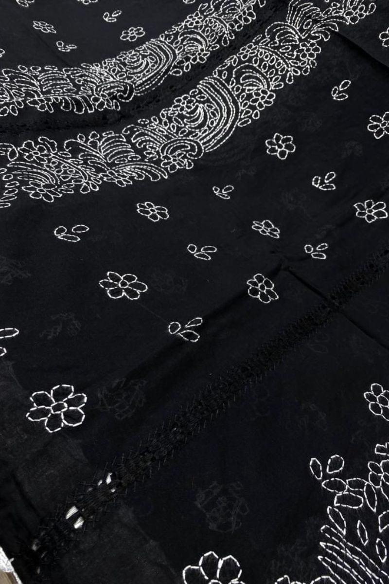 Design by Amina - Hand Embroidered Thread Work Dupatta - 19 - Studio by TCS