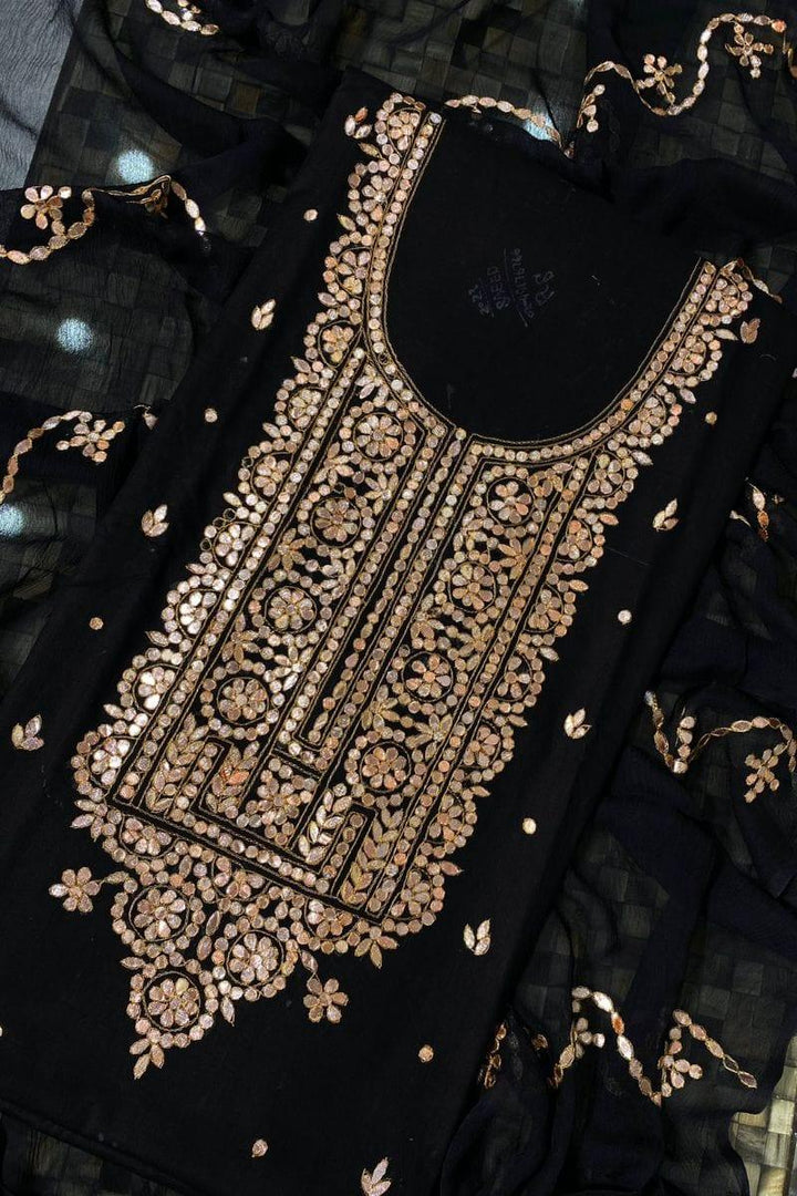 Design by Amina - Bareeza Lawn Press Gota 2 Pieces Suit - 04 - Studio by TCS