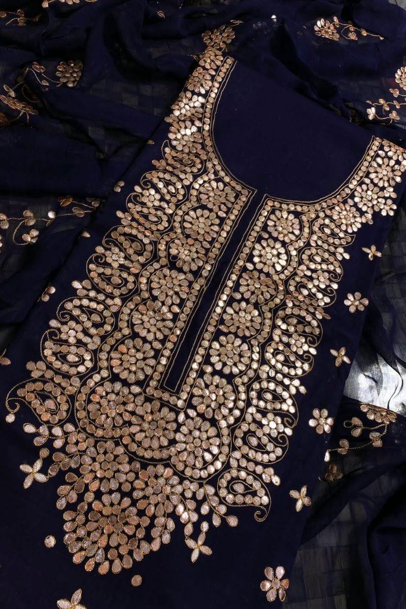 Design by Amina - Bareeza Lawn Press Gota 2 Piece Suit - 05 - Studio by TCS