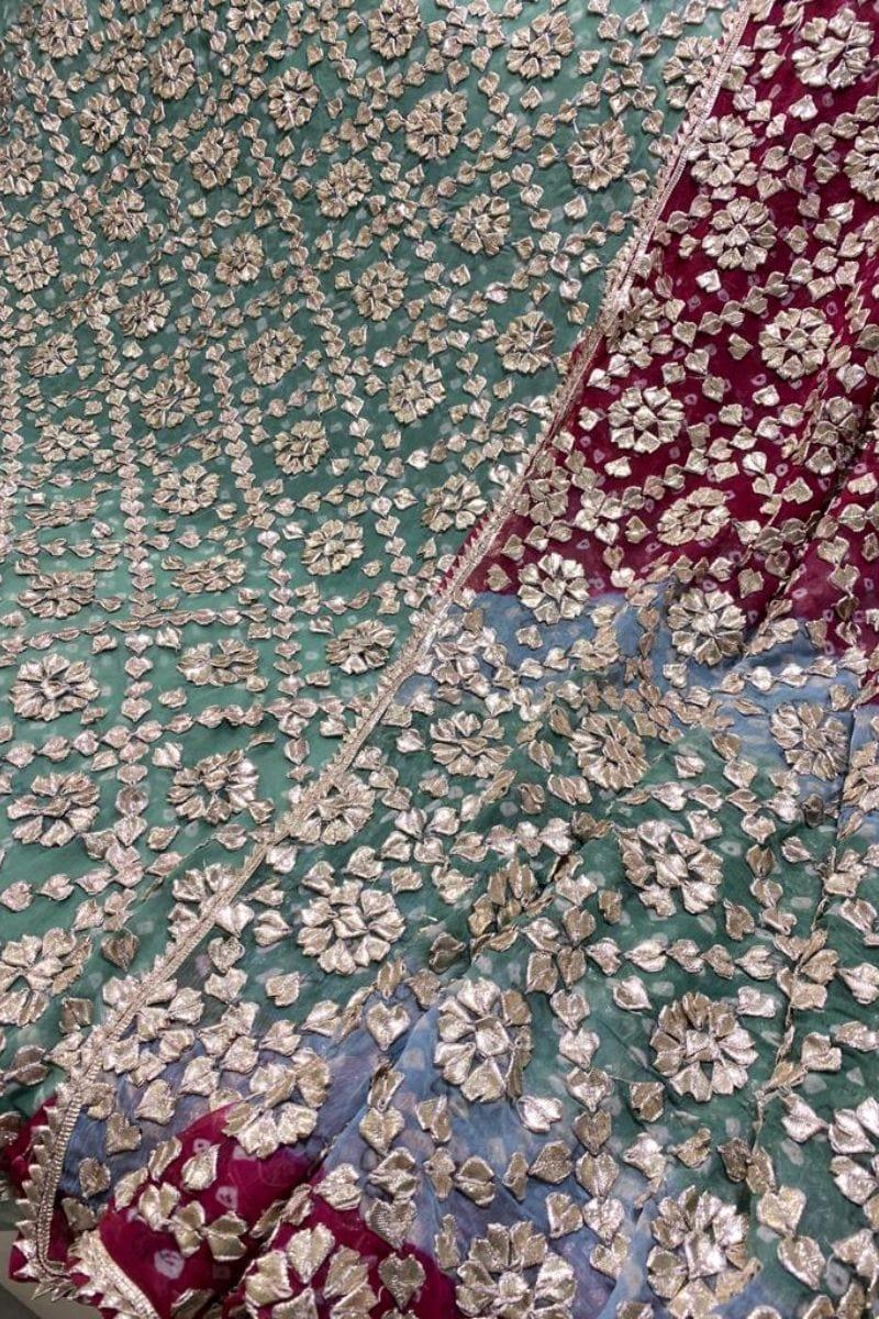 Design by Amina - Chiffon Chunri Gota Work 2 Piece - 02 - Studio by TCS