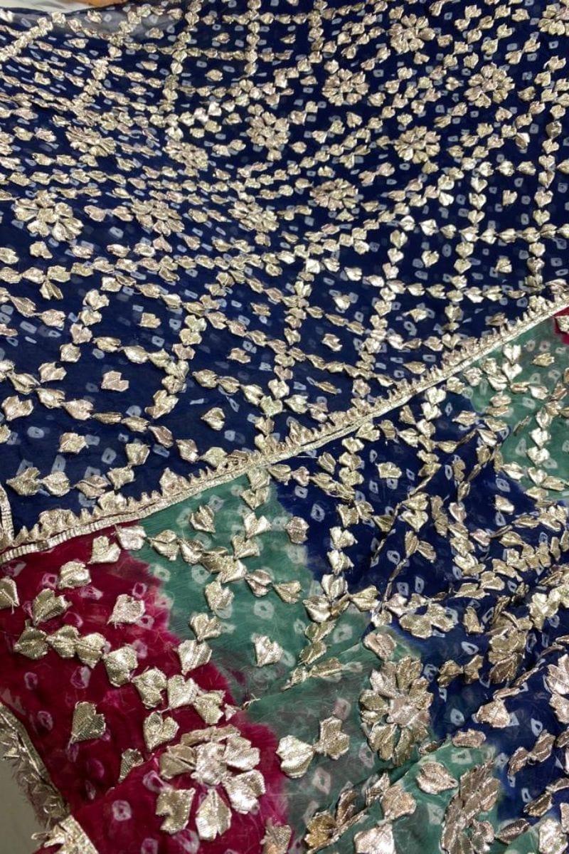 Design by Amina - Chiffon Chunri Gota Work 2 Piece - 06 - Studio by TCS