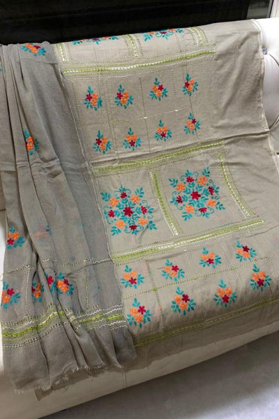 Design by Amina - Hand Embroidered Lawn 3 Piece - 01 - Studio by TCS