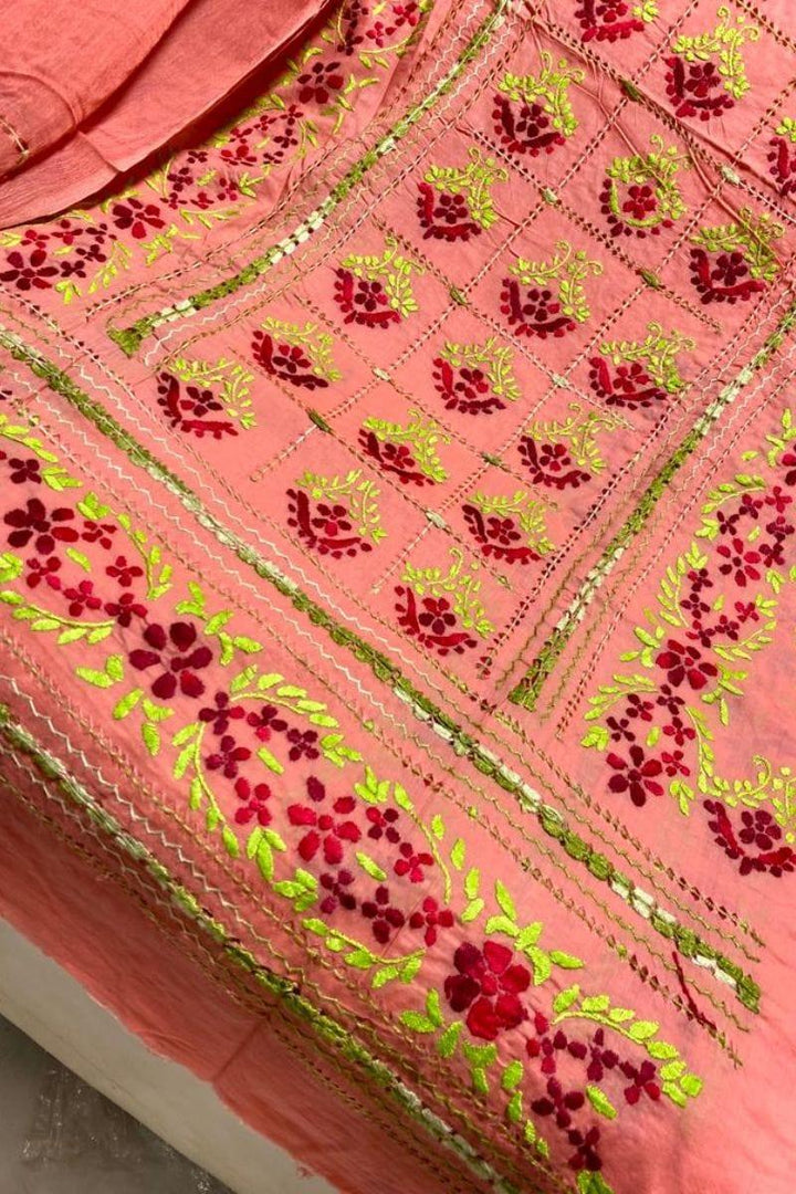Design by Amina - Hand Embroidered Lawn 3 Piece - 11 - Studio by TCS