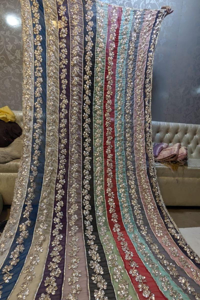 Design by Amina - Handwork Gota Dupatta - 01 - Studio by TCS