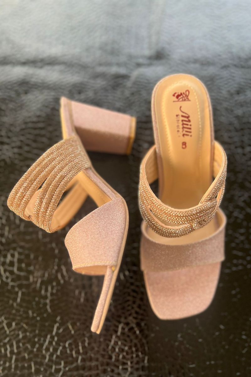 Milli Shoes - Radiant Knot - Rose Gold - Heels