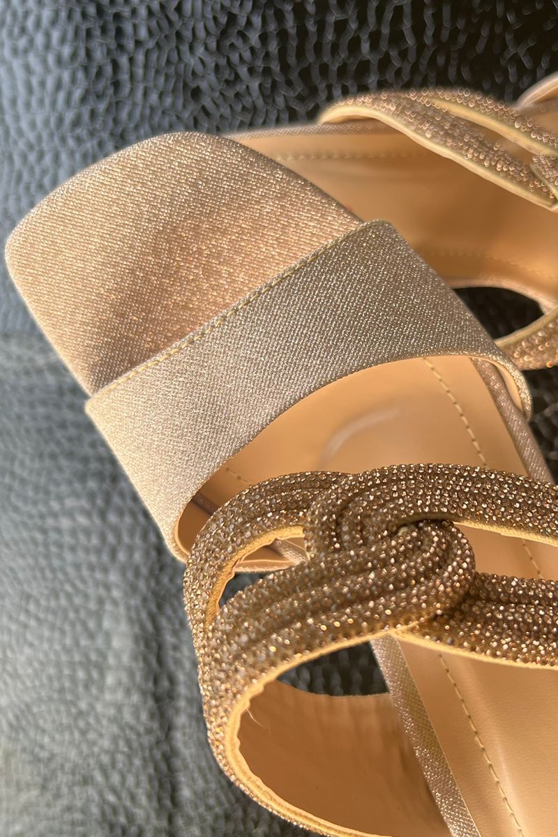 Milli Shoes - Radiant Knot - Golden - Heels