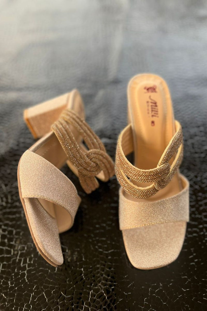 Milli Shoes - Radiant Knot - Golden - Heels