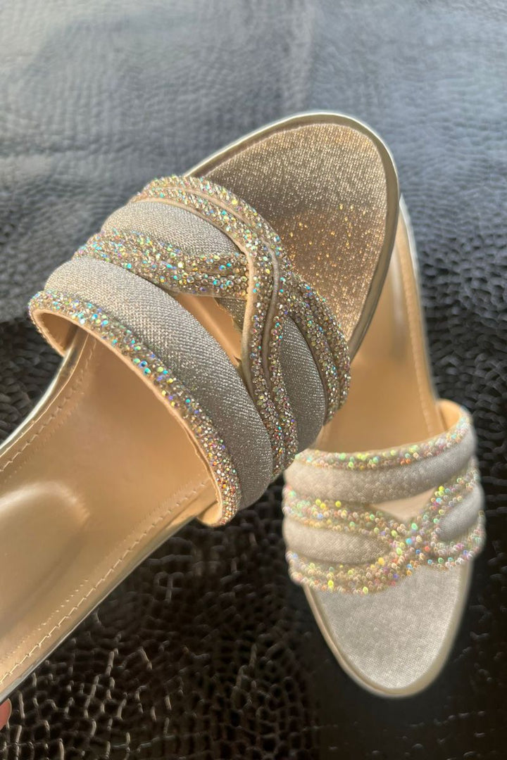 Milli Shoes - Crystal Spark - Silver - Heels