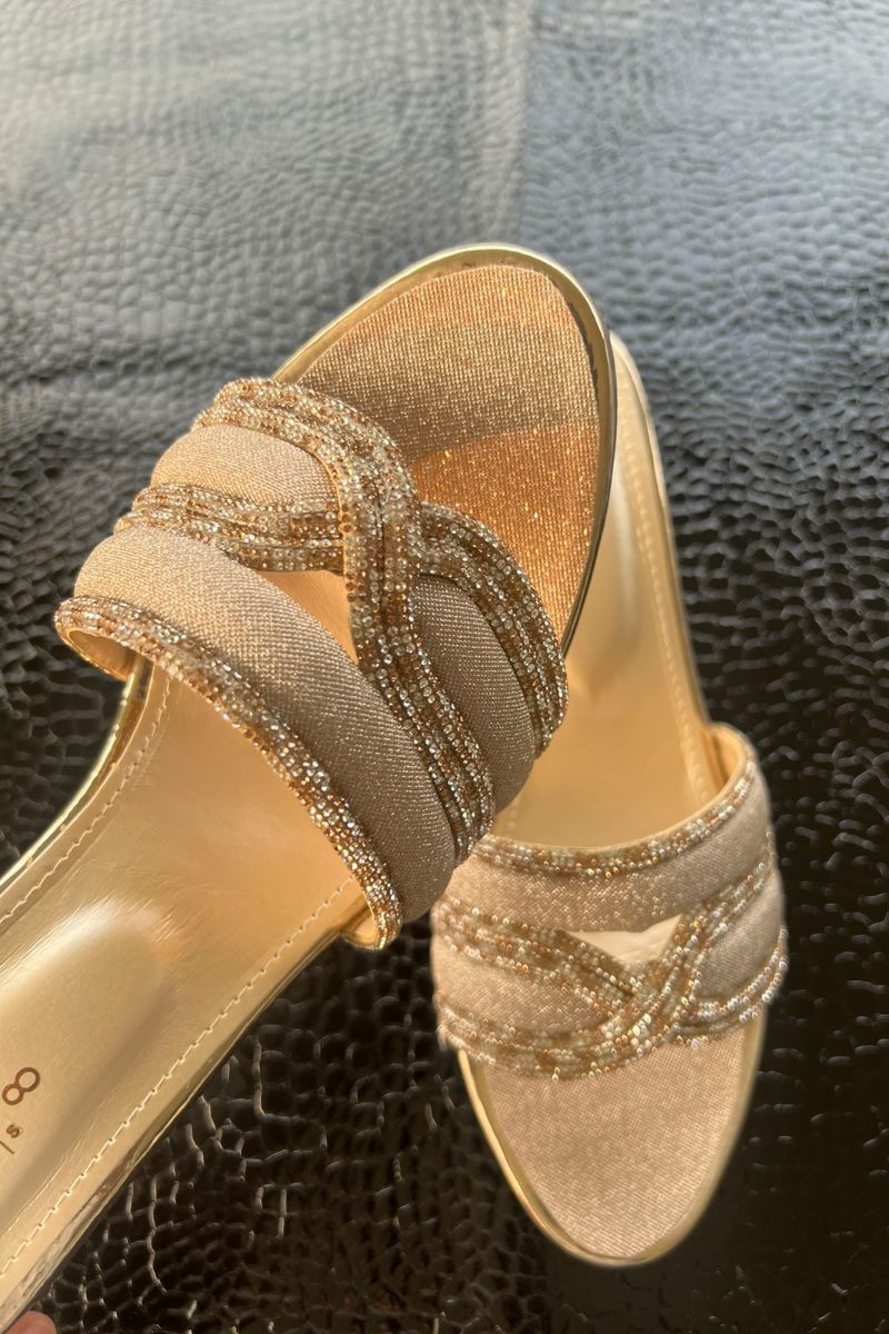Milli Shoes - Crystal Spark - Golden - Heels