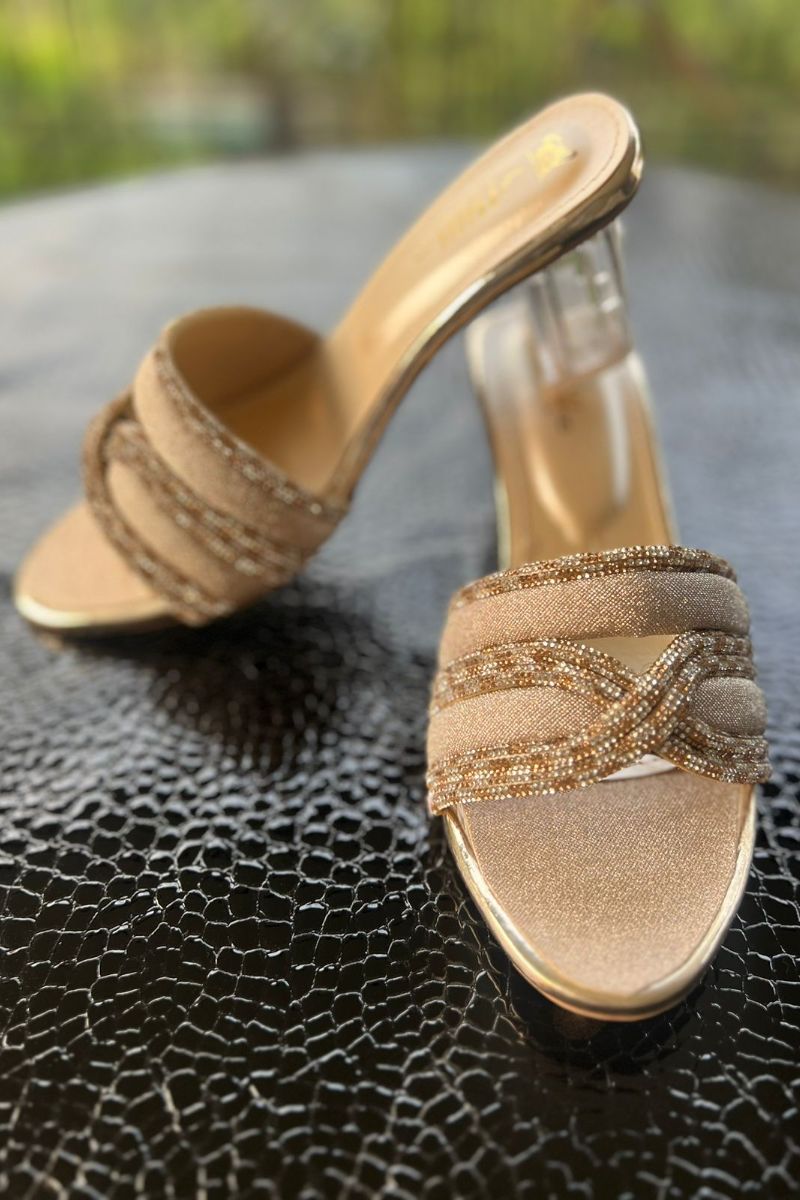 Milli Shoes - Crystal Spark - Golden - Heels