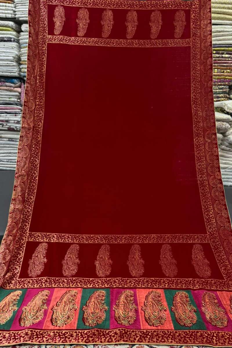 Designs By Amina - Block Print Work Shawl 13