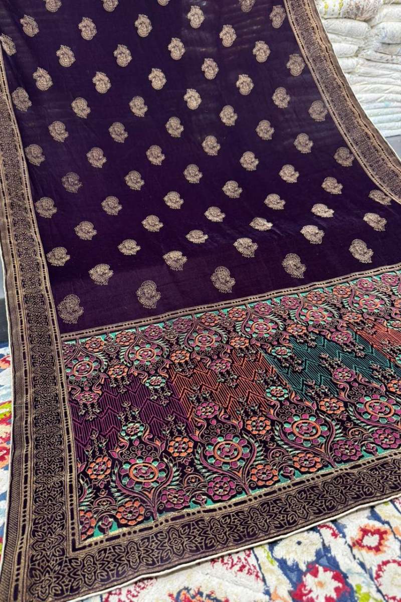 Designs By Amina - Block Print Work Shawl 12