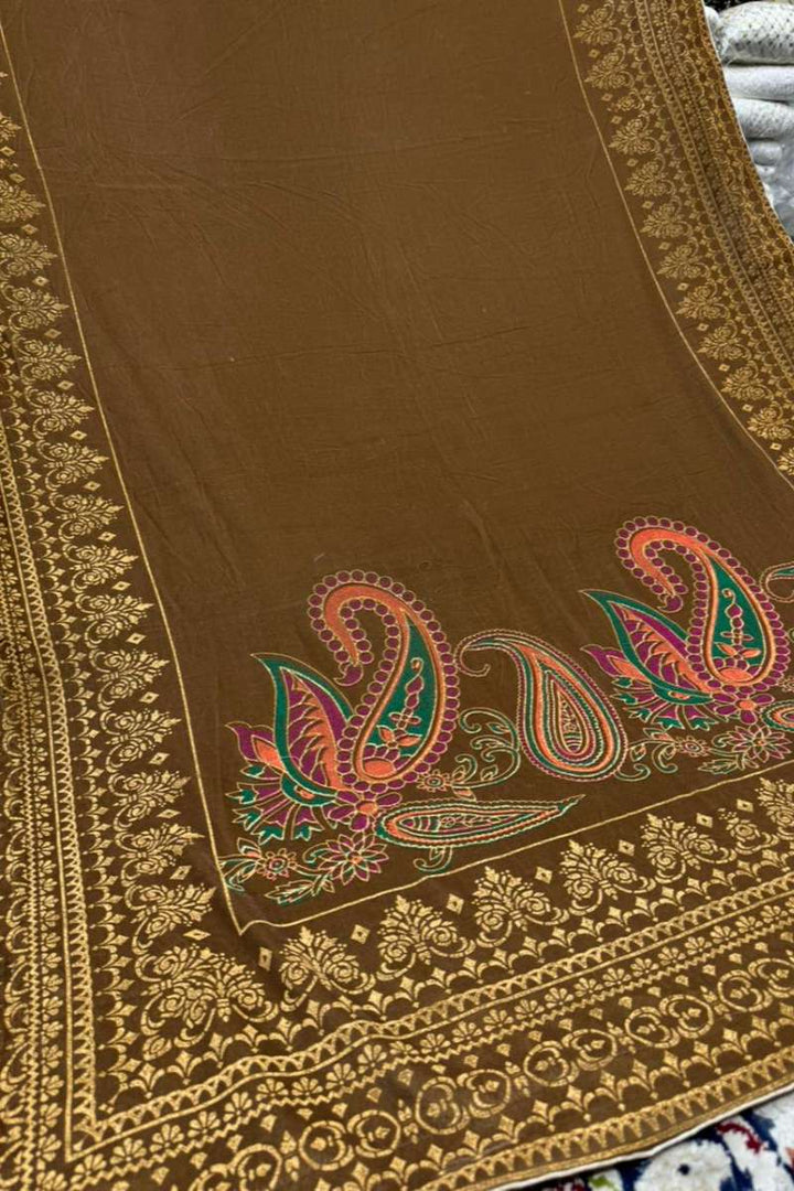 Designs By Amina - Block Print Work Shawl 11