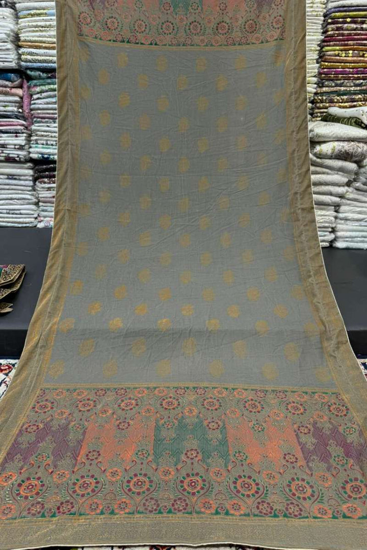 Designs By Amina - Block Print Work Shawl 10