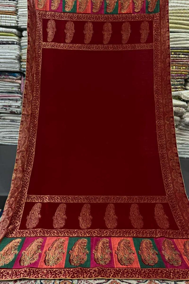 Designs By Amina - Block Print Work Shawl 13