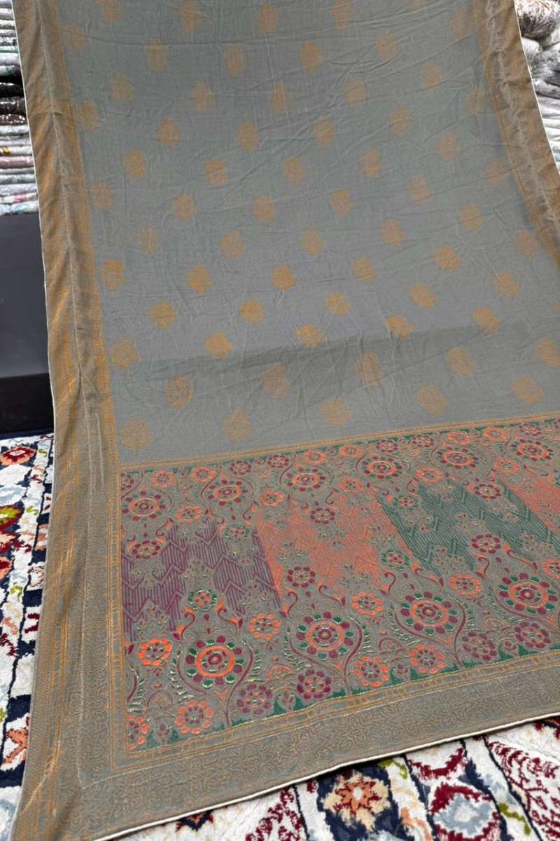 Designs By Amina - Block Print Work Shawl 10