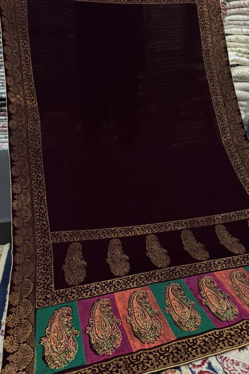 Designs By Amina - Block Print Work Shawl 16