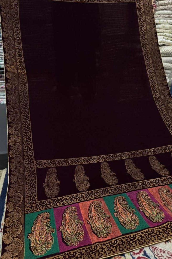 Designs By Amina - Block Print Work Shawl 16