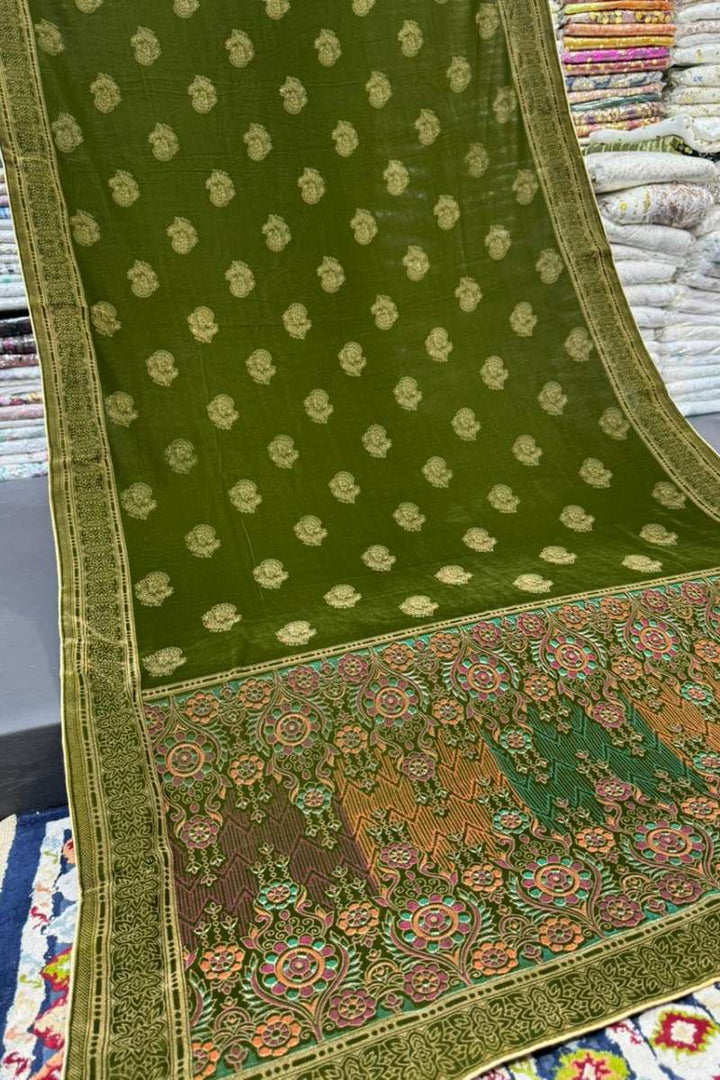 Designs By Amina - Block Print Work Shawl 8