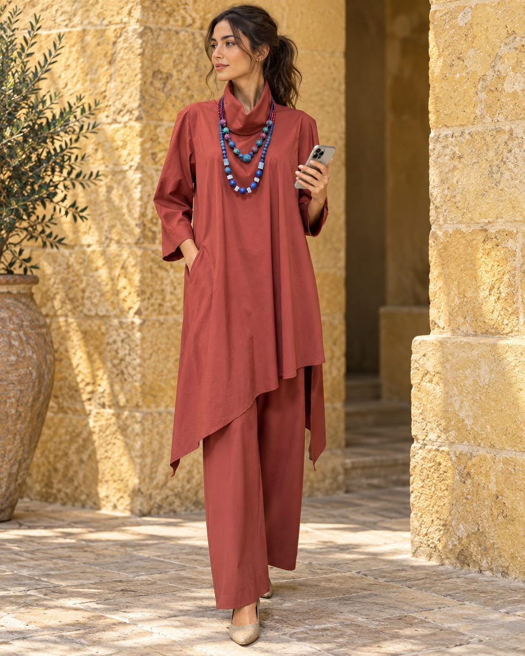 Gulabo FORM - LOOK 8 Brown 2 Piece