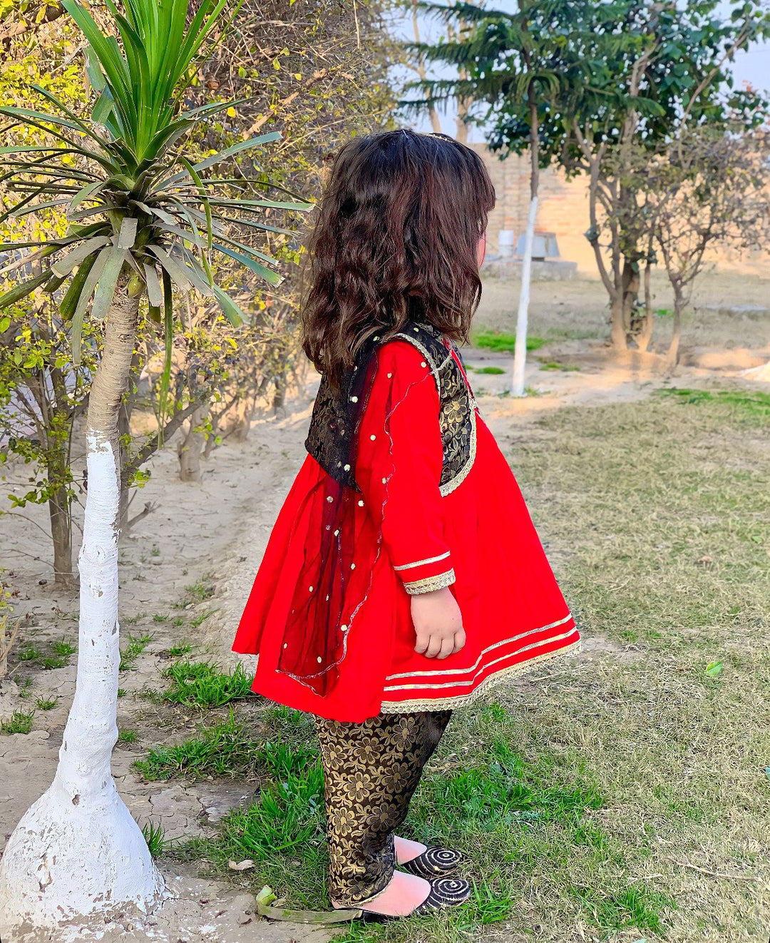 Kidoz Kloset - Lady Bug Dhoti Set For Girl