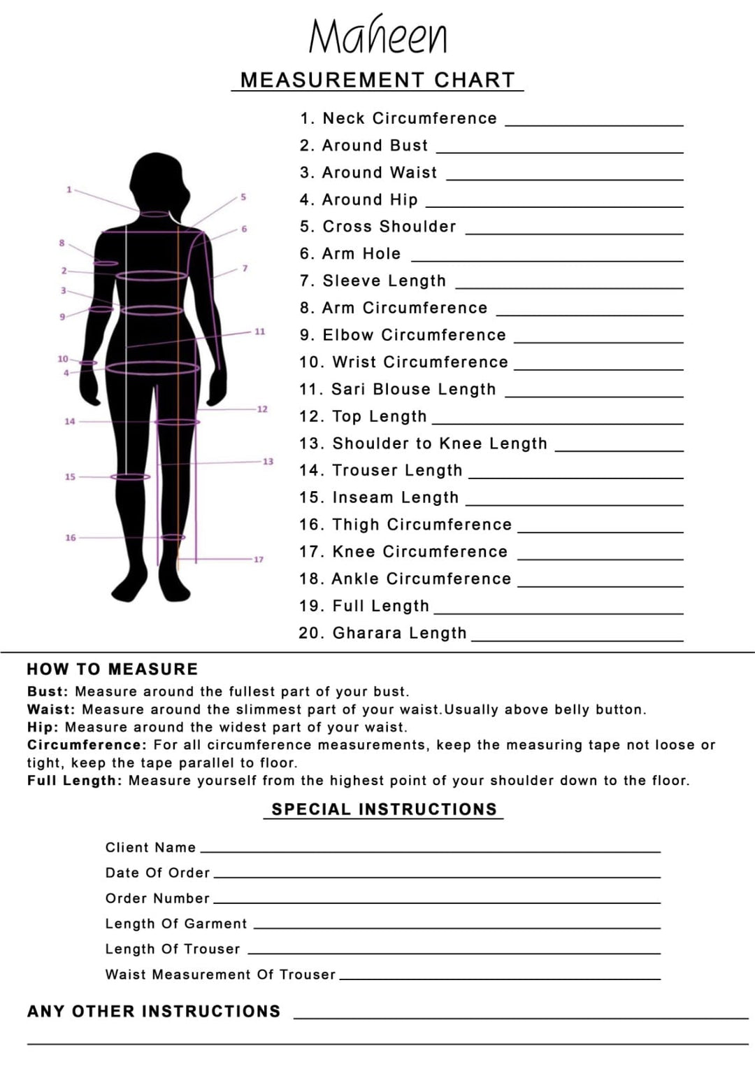 Maheen Khan - WHITE EMBROIDERED BLOUSE - Cotton - Off White - 1 Piece