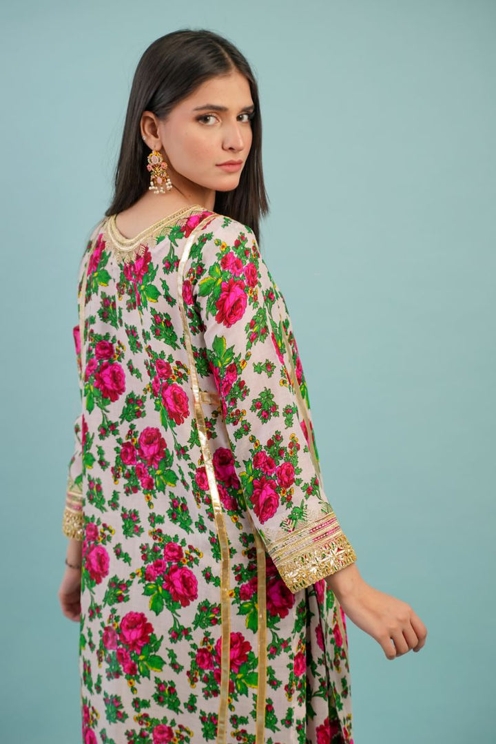 Gul E Noor- Bloche Vol 1 - White - Acrylic - 2 Piece