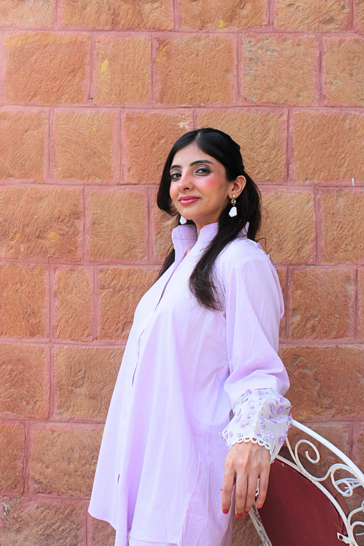 Nazia and Parisa - Wisteria - Lilac - Lawn - 2 Piece