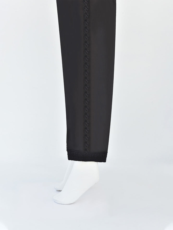 Oaks - Women Black Lawn Trouser  - 1 Piece