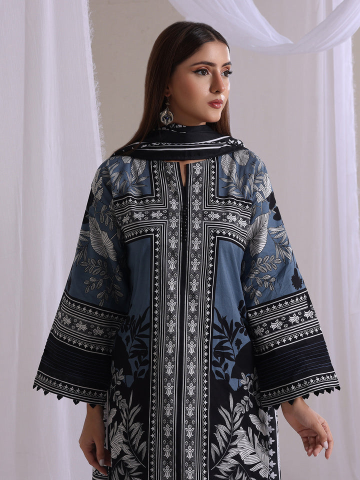 Oaks - Lawn Suit For Women - Grey - 3 Piece