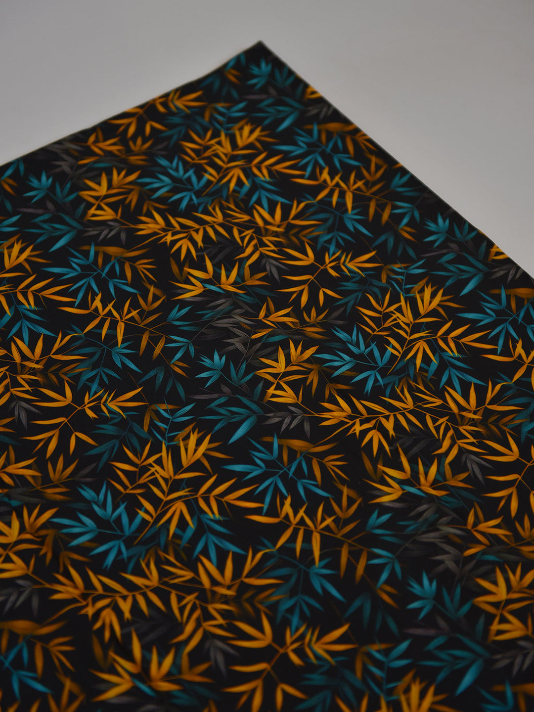Oaks Printed Lawn Unstitched Black 2 Piece