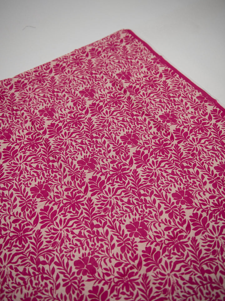 Oaks Printed Lawn Unstitched Pink 1 Piece