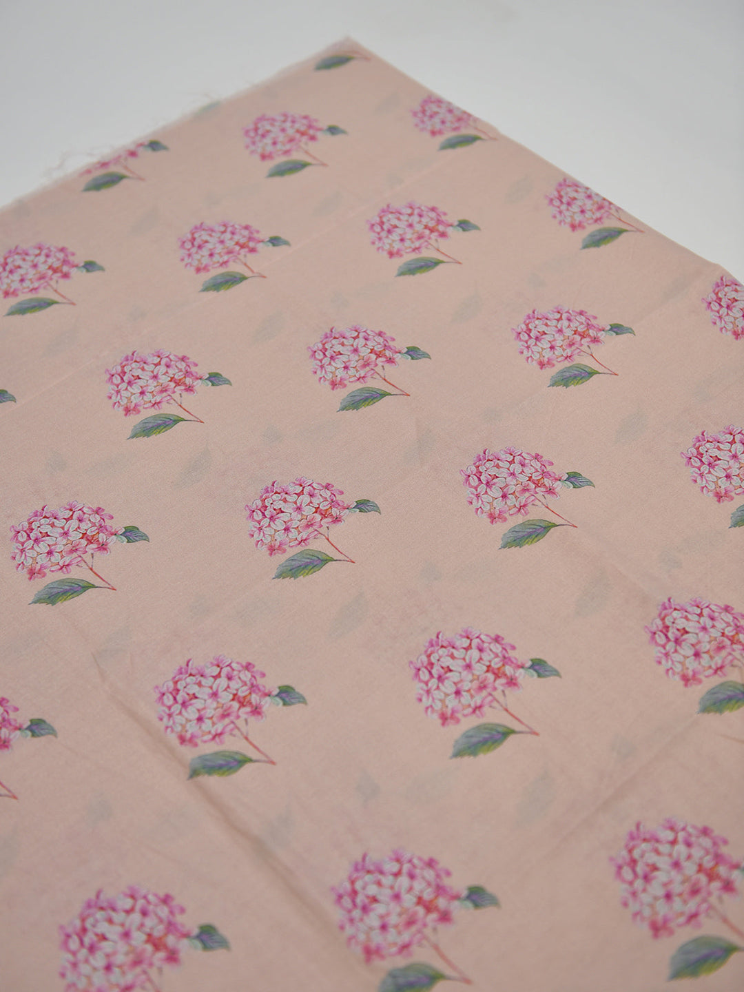 Oaks Printed Lawn Unstitched Peach 1 Piece