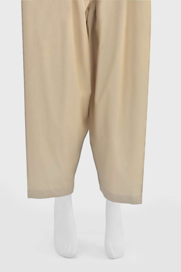 Oaks - Women Beige Lawn Shalwar  - 1 Piece