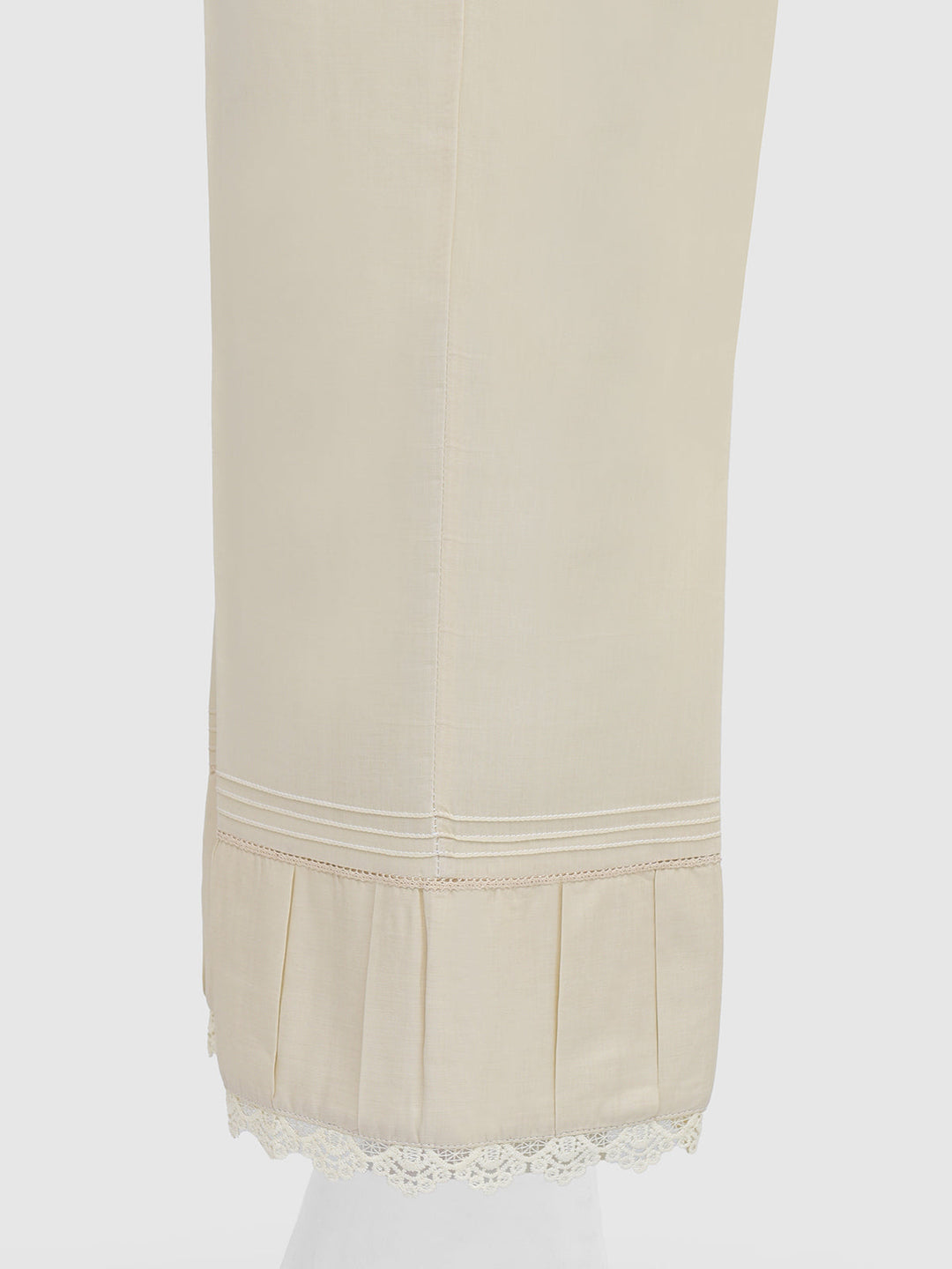 Oaks - Women Off White Lawn Trouser  - 1 Piece