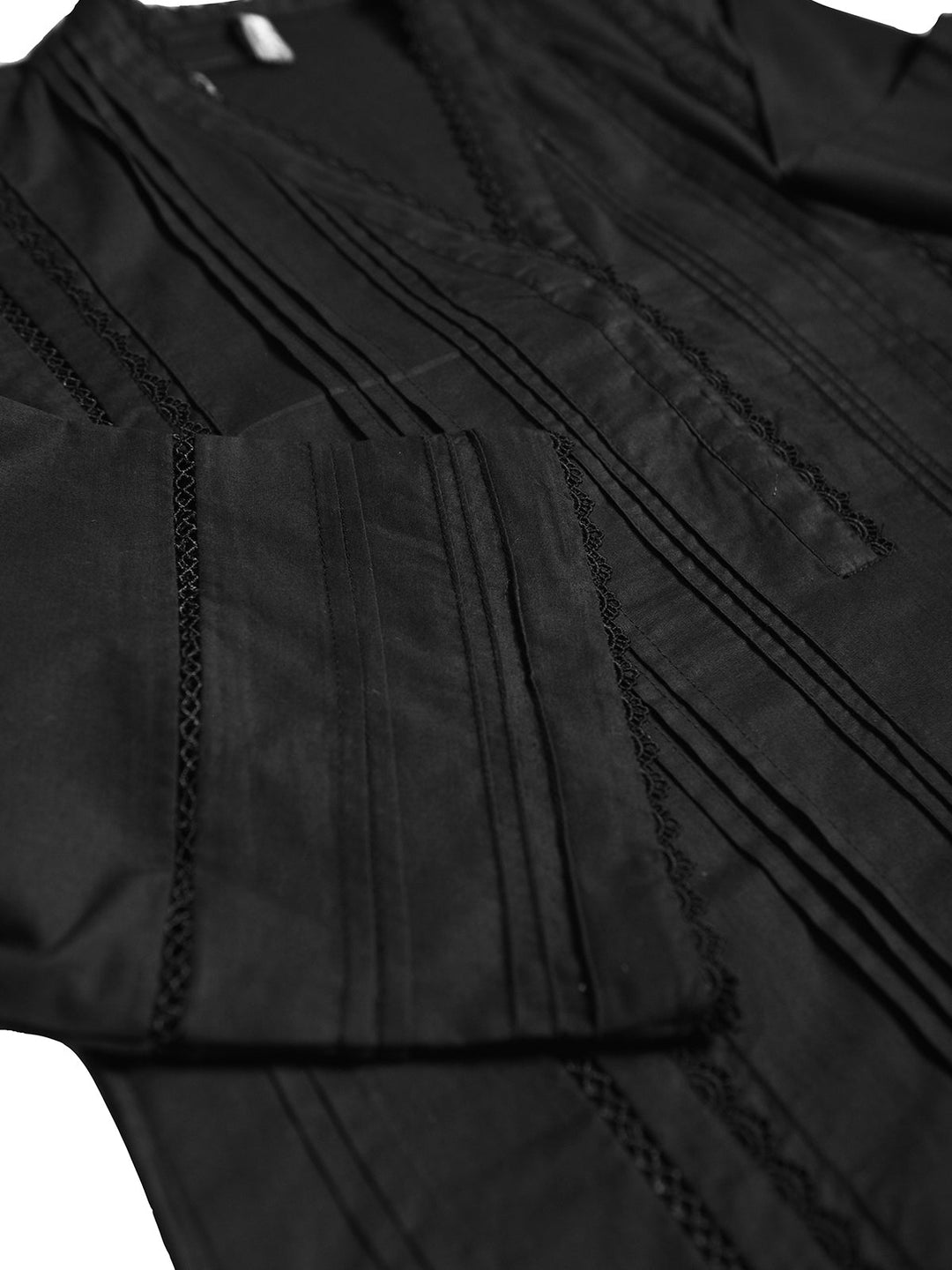 Oaks - Dyed Pret Shirt & Trouser Cambric Black  - 2 Piece