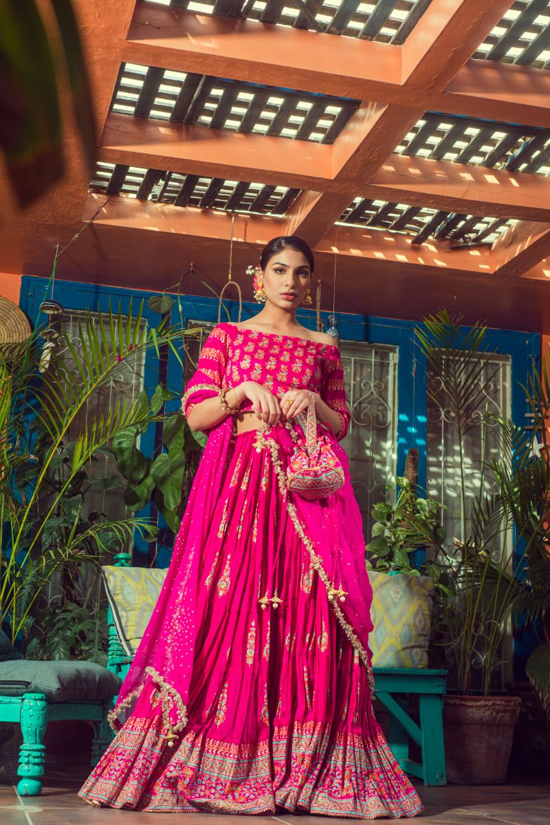 Yasmin Zaman - Haya - Hot Pink - 3 Piece