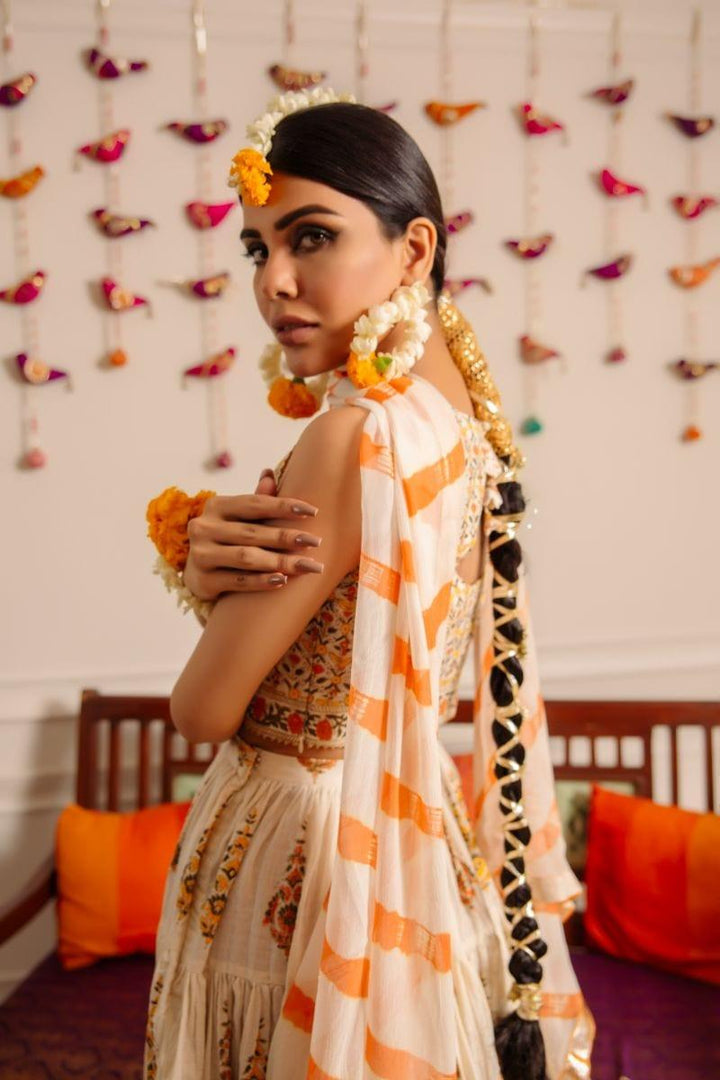 Yasmin Zaman - Lehnga - Cotton - E-93 - 3 Piece