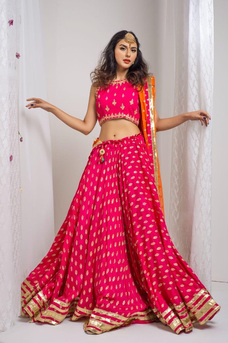 Yasmin Zaman - Mina - Hot Pink - F-310 - 3 Piece